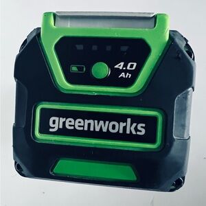 Greenworks 4.0Ah Rechargeable Battery Pack - Green/Black